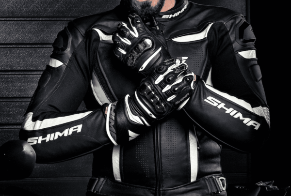 Мотоперчатки спортивные SHIMA RS-2 black/white