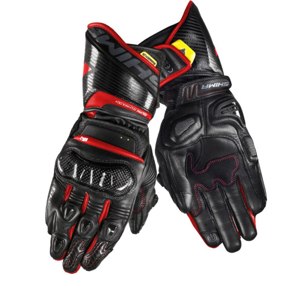 Мотоперчатки SHIMA RS-2 black/red