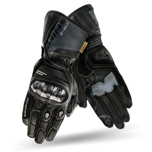 Спортивные мотоперчатки SHIMA STR-2 black