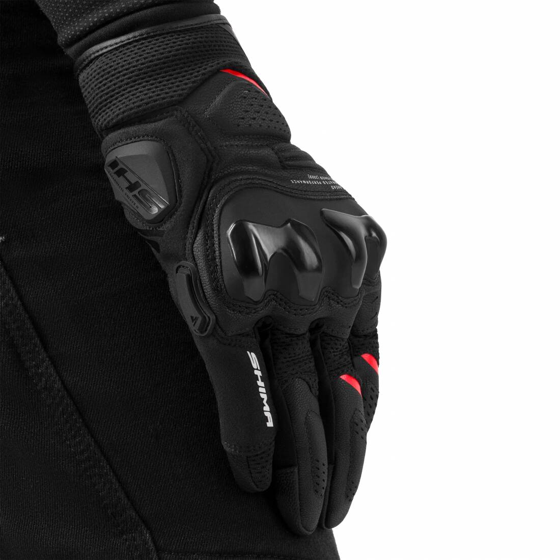 Мотоперчатки SHIMA SPARK 3.0 BLACK/RED